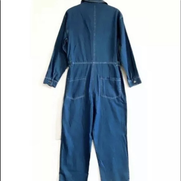 Anthropologie | AYA DENIM UTILITY JUMPSUIT | Sz S - Picture 9 of 11